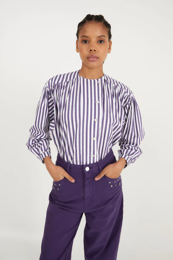 Blusa TIRSO morado.