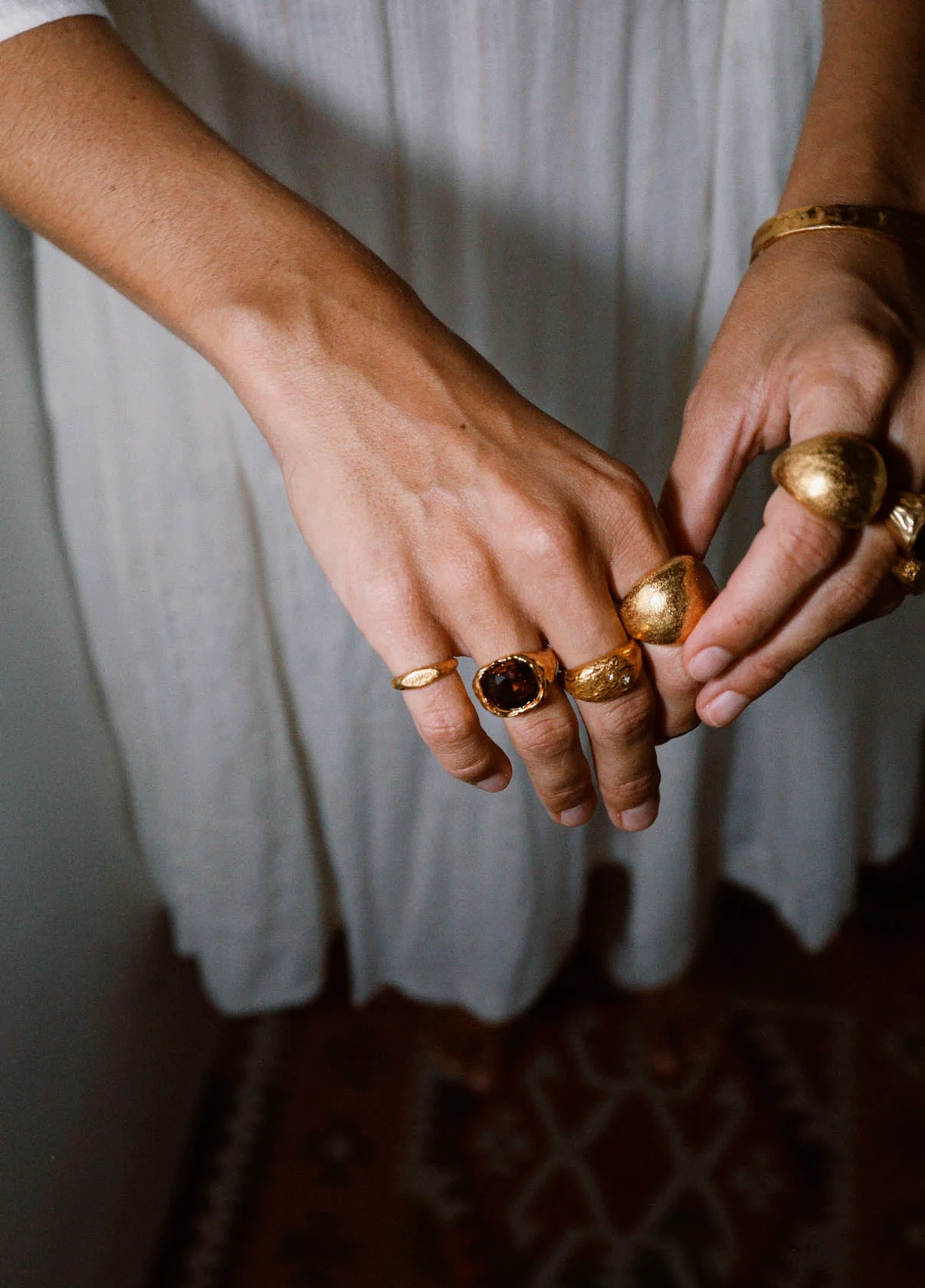 Anillo AMALFI caramelo.