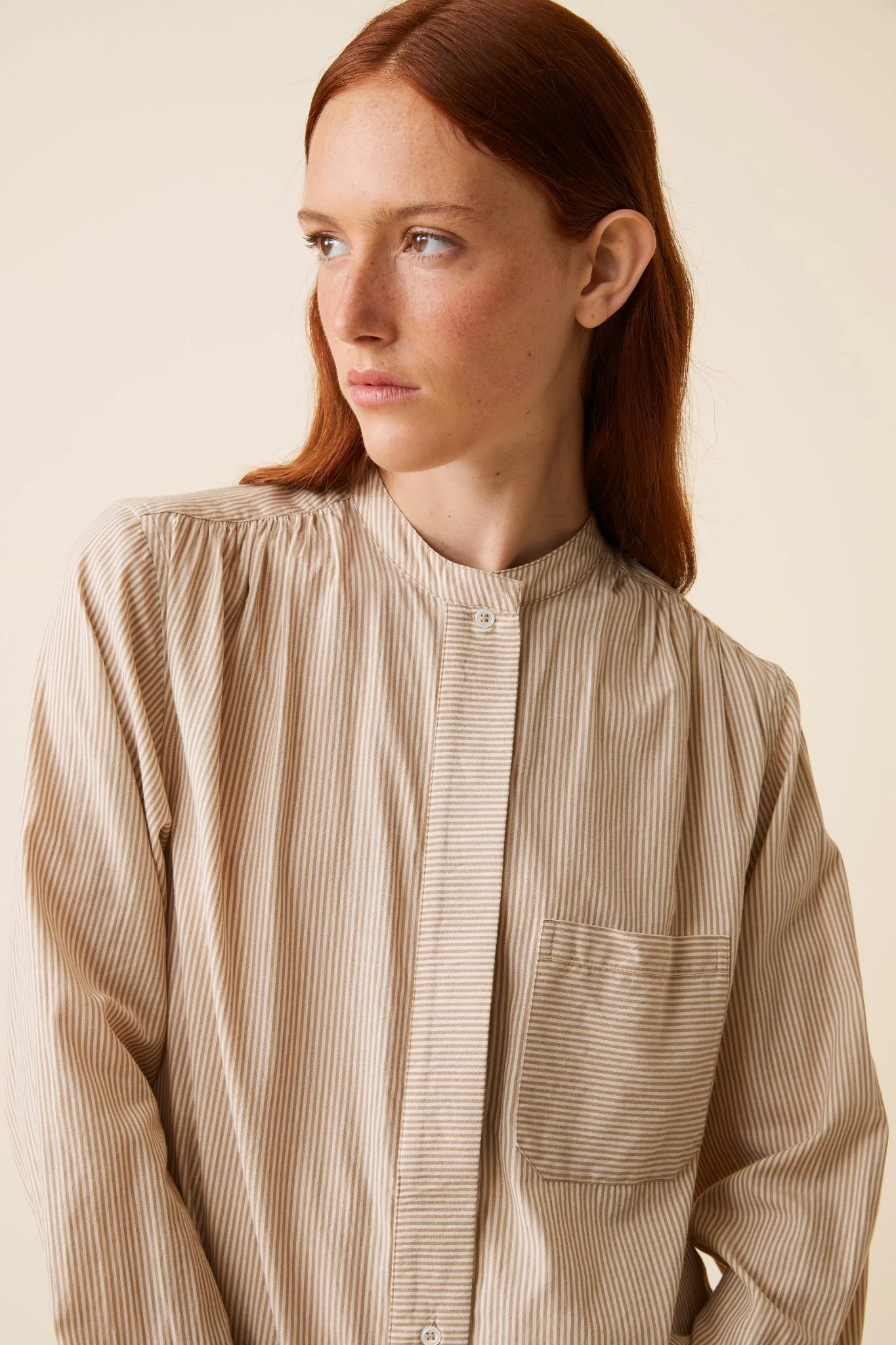 Camisa LUCIA camel.