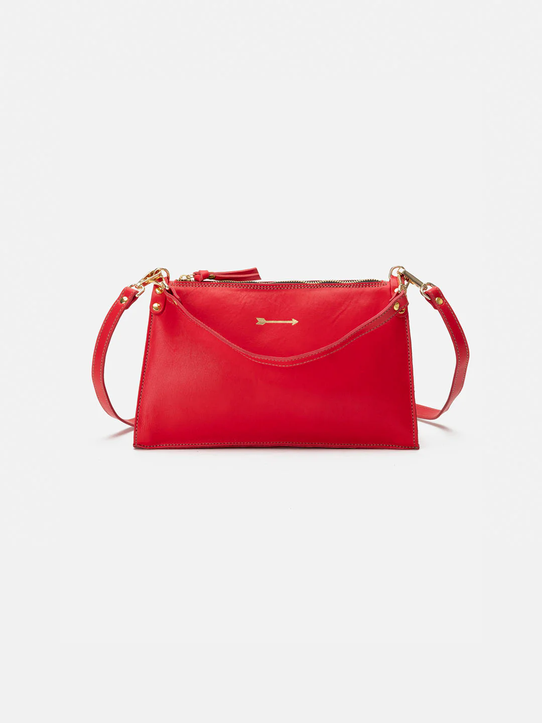 Bolso TRAPECIO rojo.