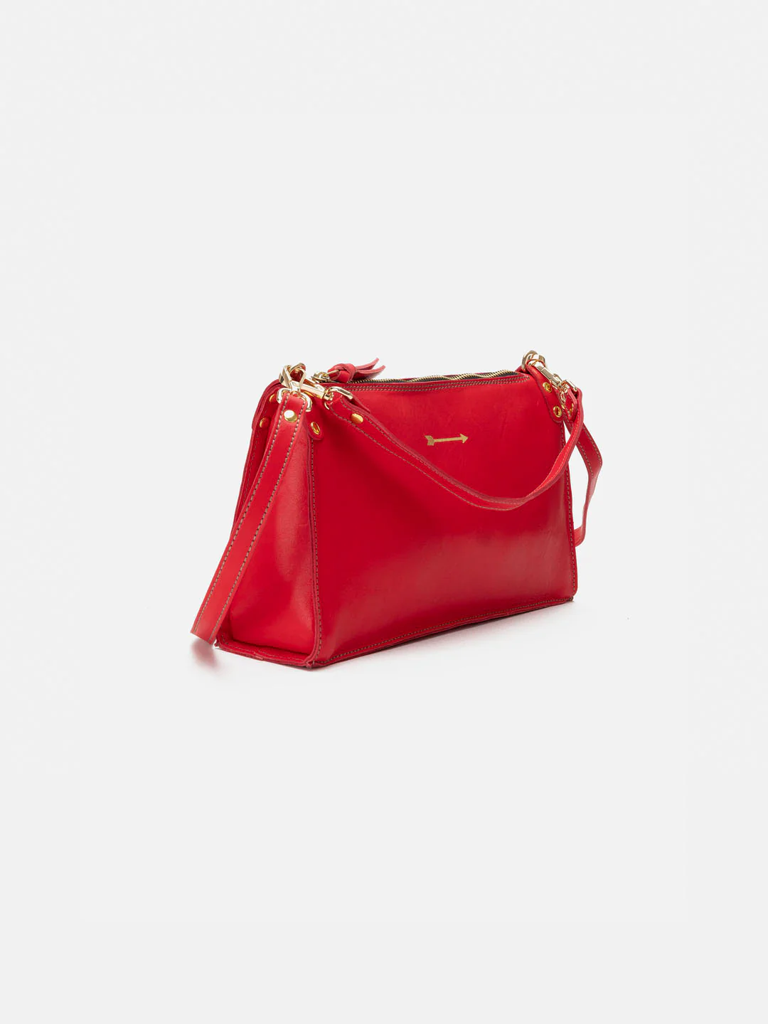 Bolso TRAPECIO rojo.