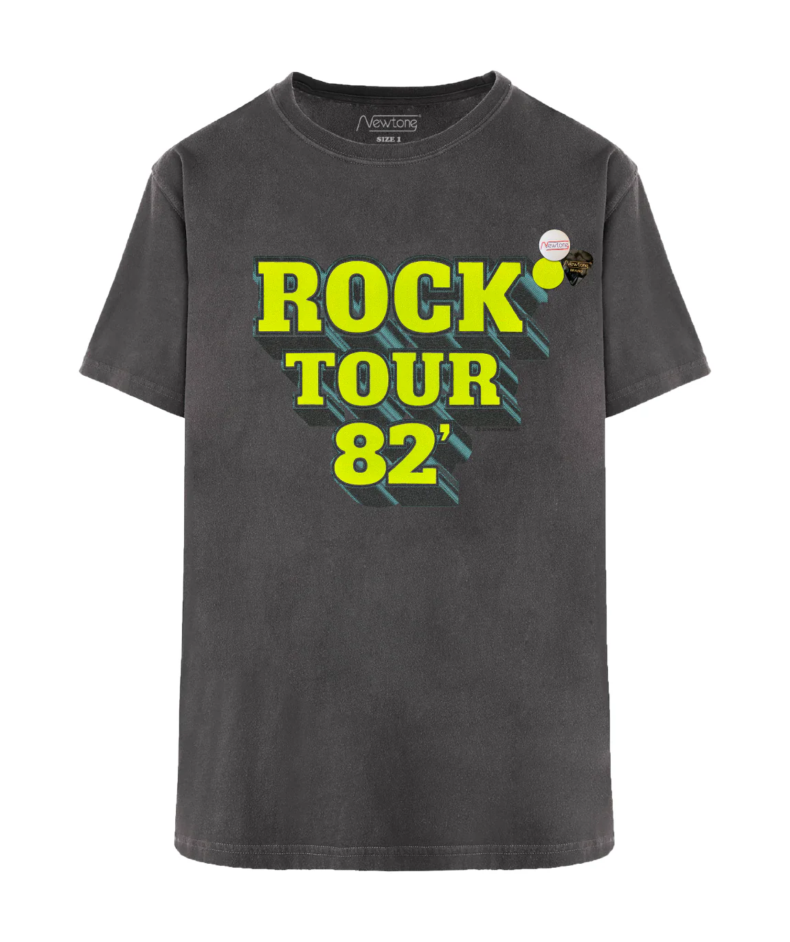 Camiseta TRUCKER TOUR gris.