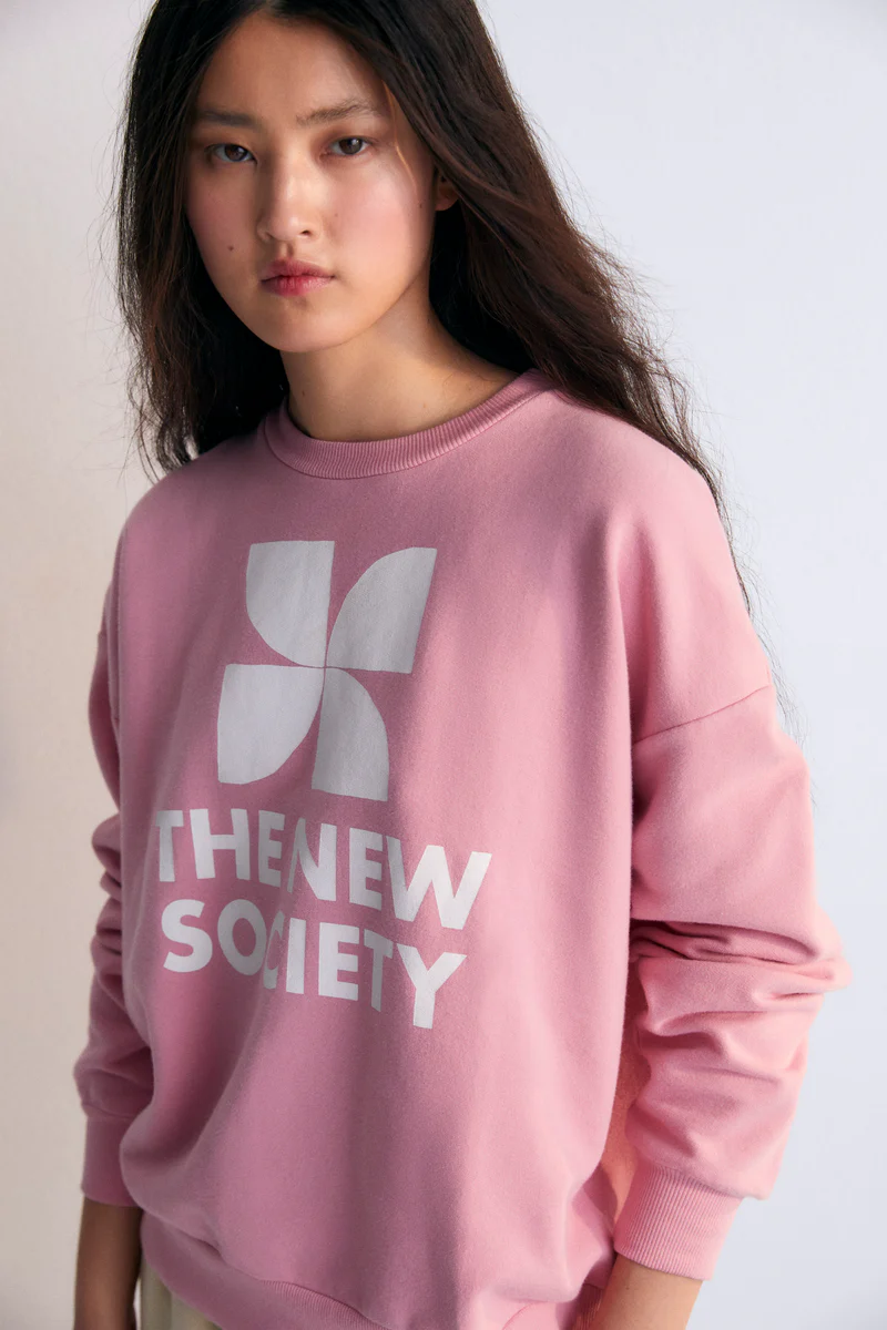 Sudadera MYKONOS rosa.