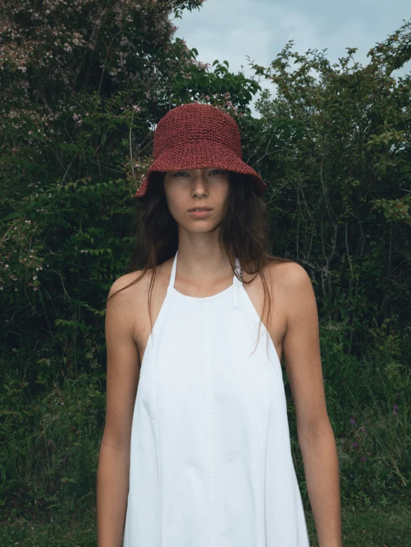 Sombrero SAVERINA granate.