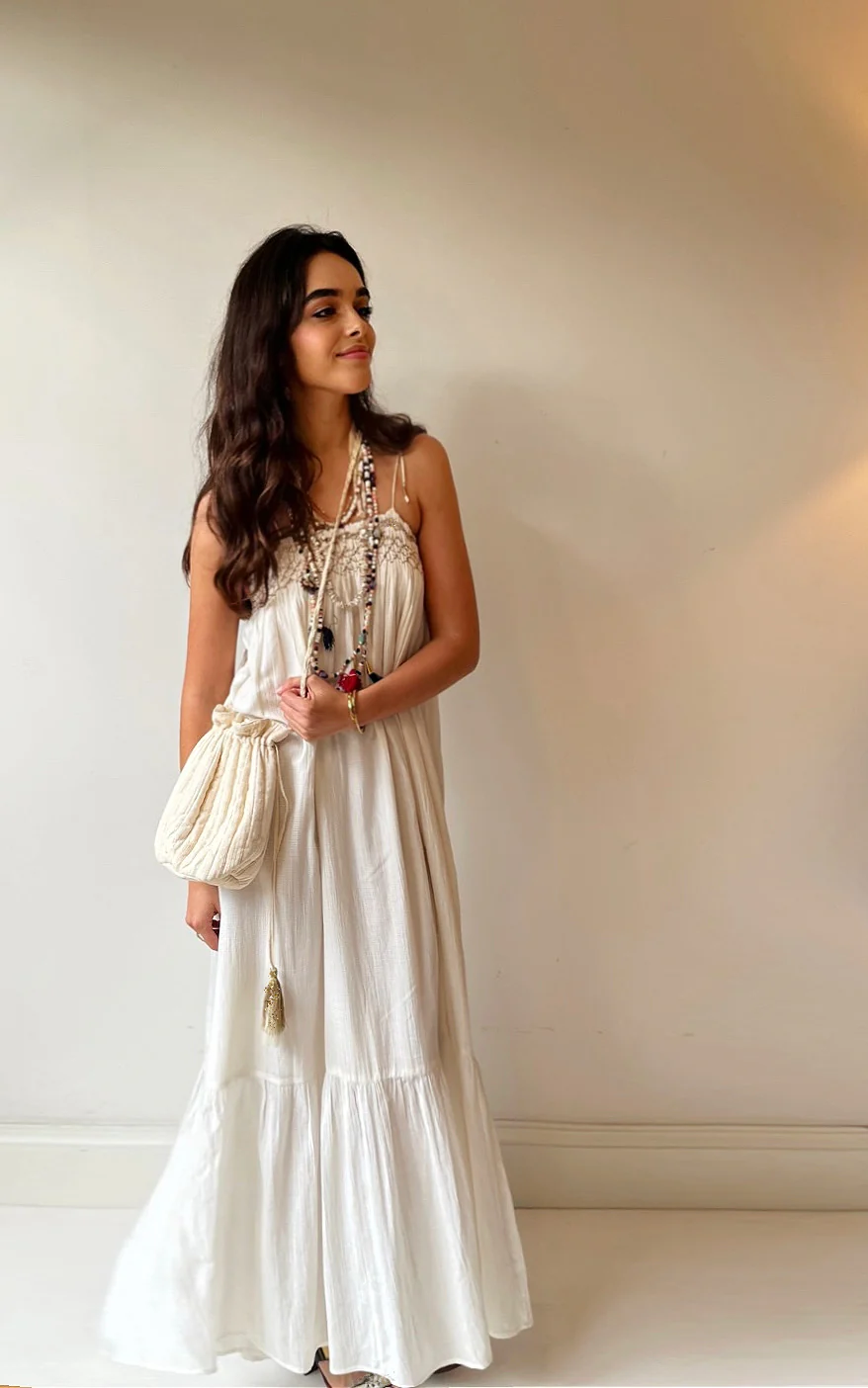 Vestido SCARLETT blanco.