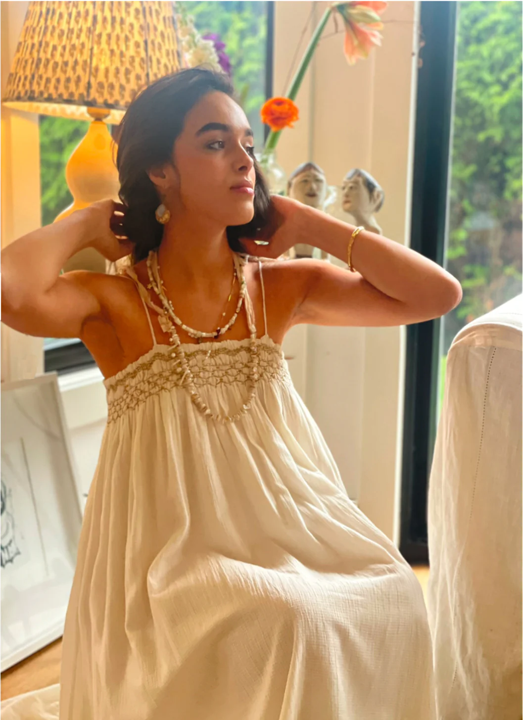 Vestido SCARLETT blanco.