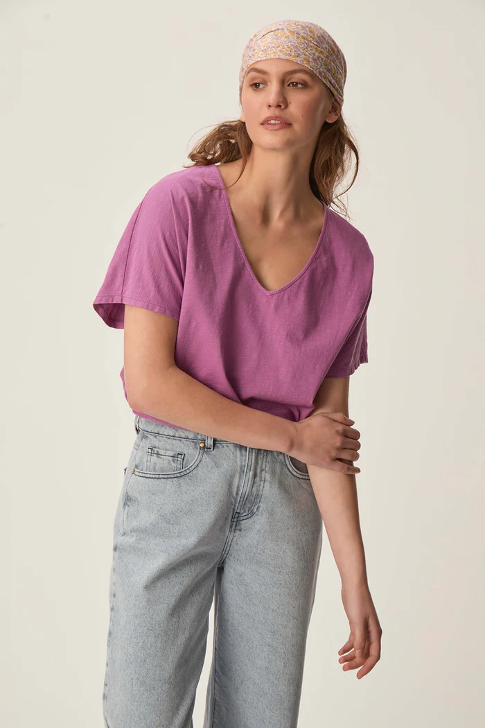 Camiseta ZAELINE lavanda.