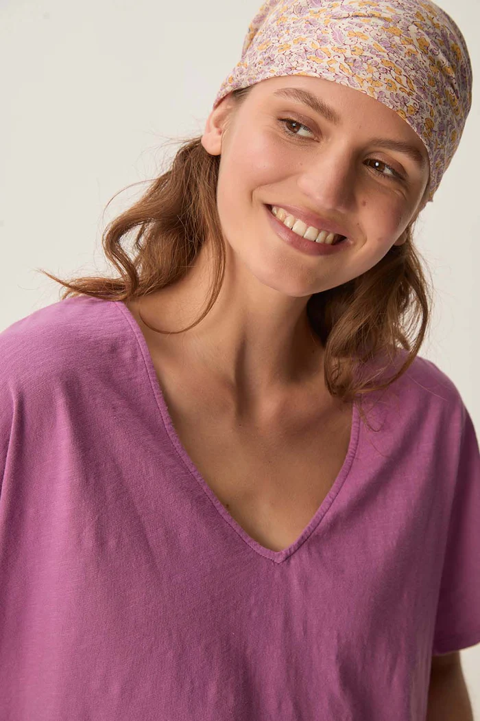 Camiseta ZAELINE lavanda.