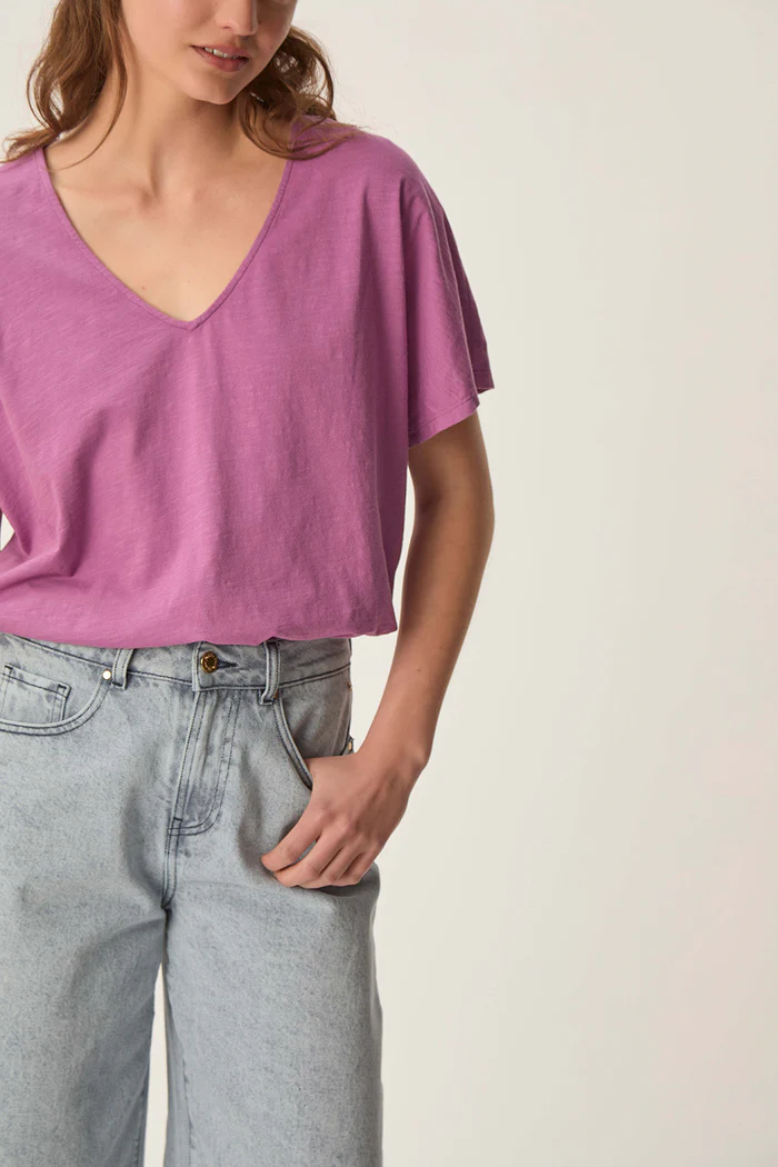 Camiseta ZAELINE lavanda.