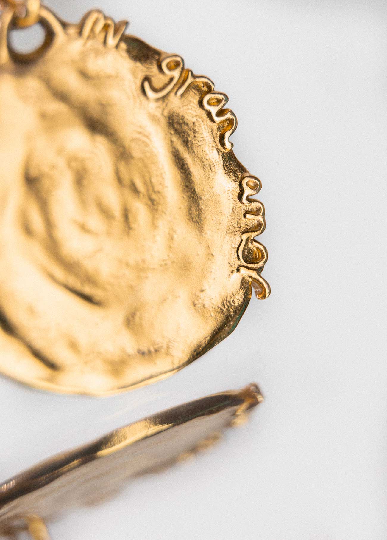 Colgante MI GRAN AMOR oro Alhaja.