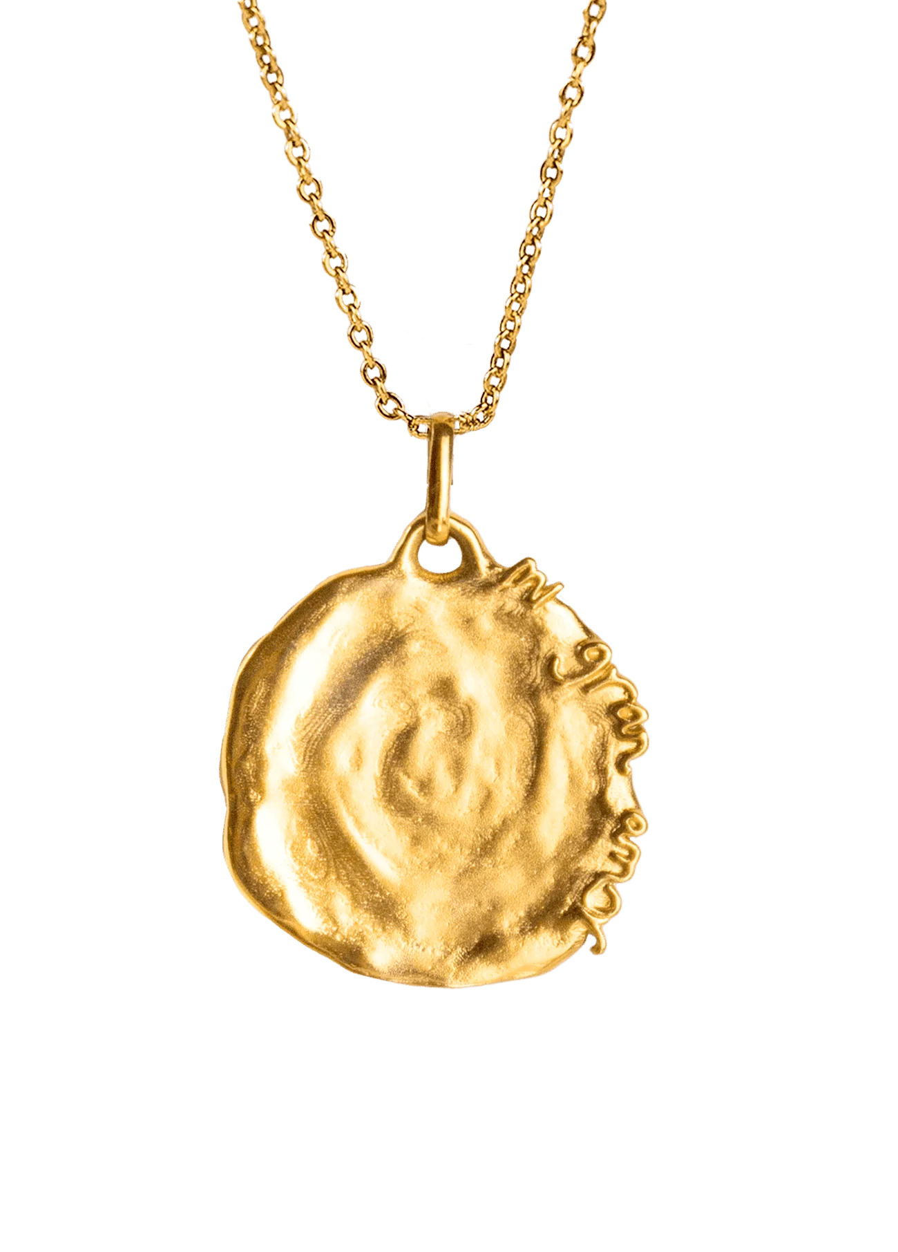 Colgante MI GRAN AMOR oro Alhaja.