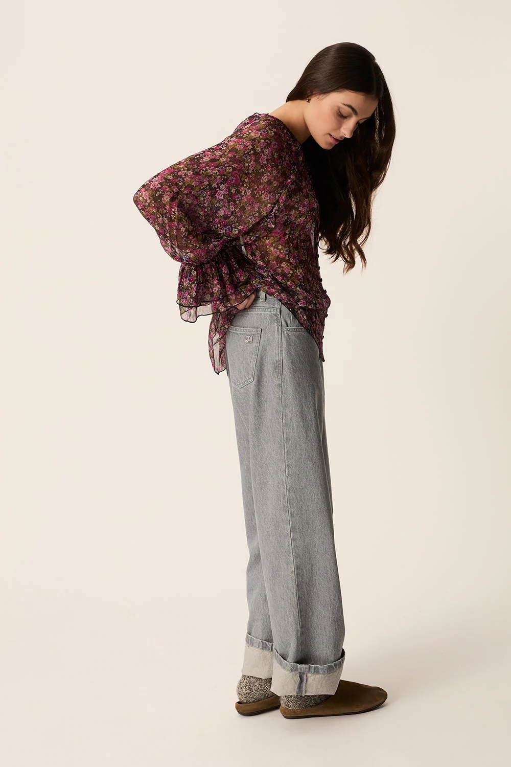 Blusa YKARION estampado flores Des Petits Hauts.