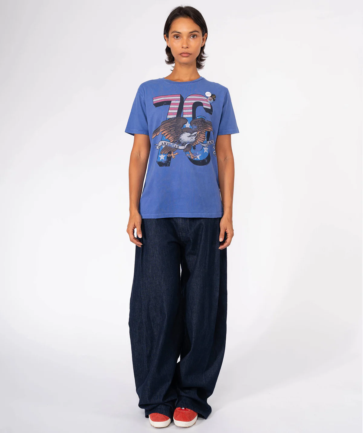 Camiseta 76 azul Newtone.