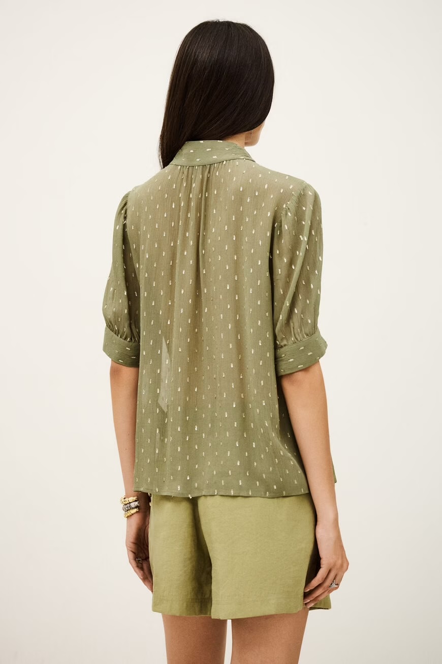 Blusa MIMI verde BA&SH.