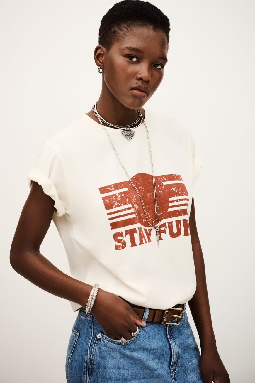 Camiseta REES crudo BA&SH.