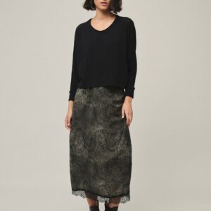 Falda NATA print verde Mi&Co.
