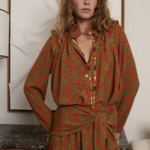 Blusa KOSTAELIK naranja Josephine.