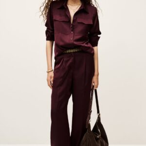 Pantalón CHARLY burgundy BA&SH.
