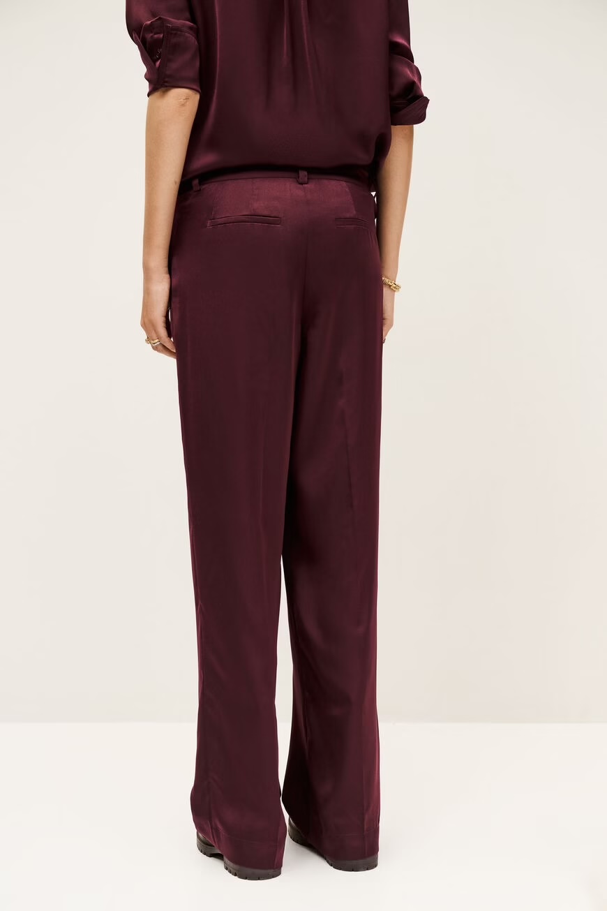 Pantalón CHARLY burgundy BA&SH.