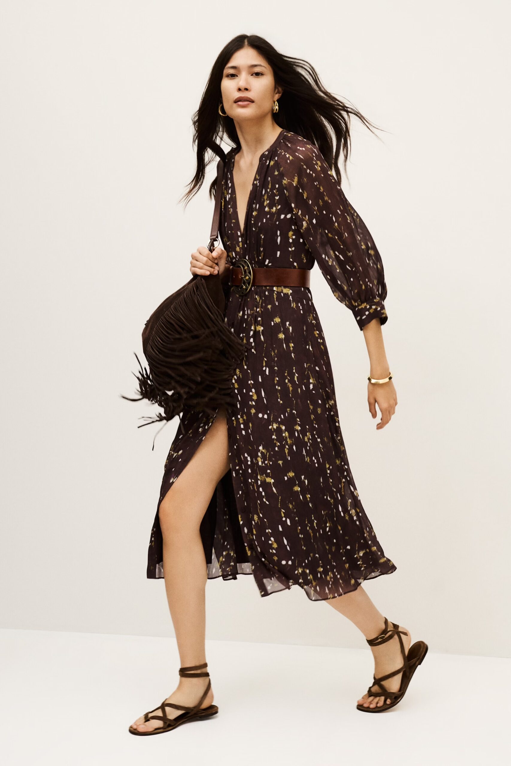 Vestido KARL chocolate BA&SH.
