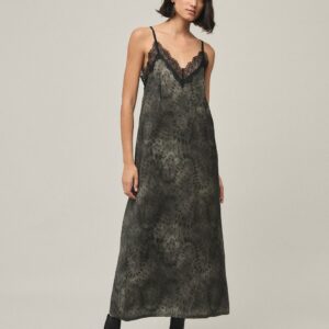 Vestido NATA print verde Mi&Co.