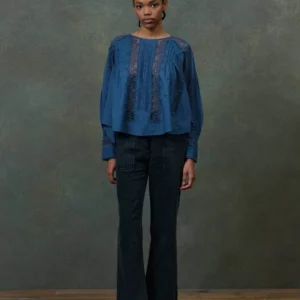 Blusa JEANNINE azul Louise Misha.