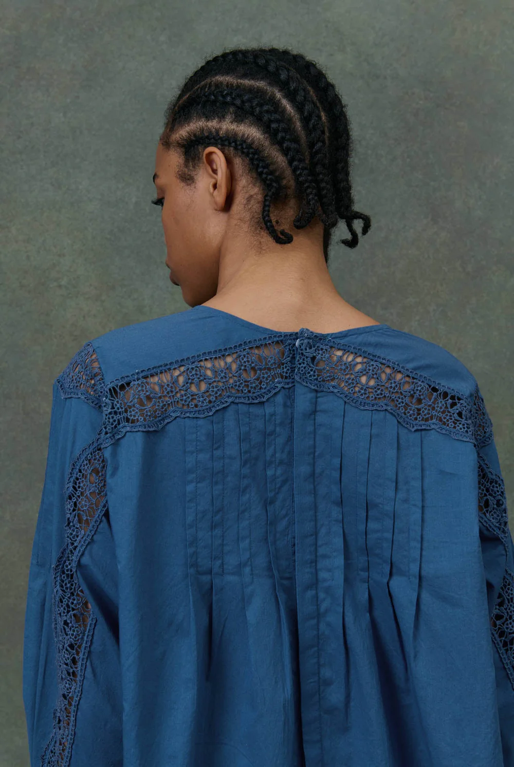 Blusa JEANNINE azul Louise Misha.
