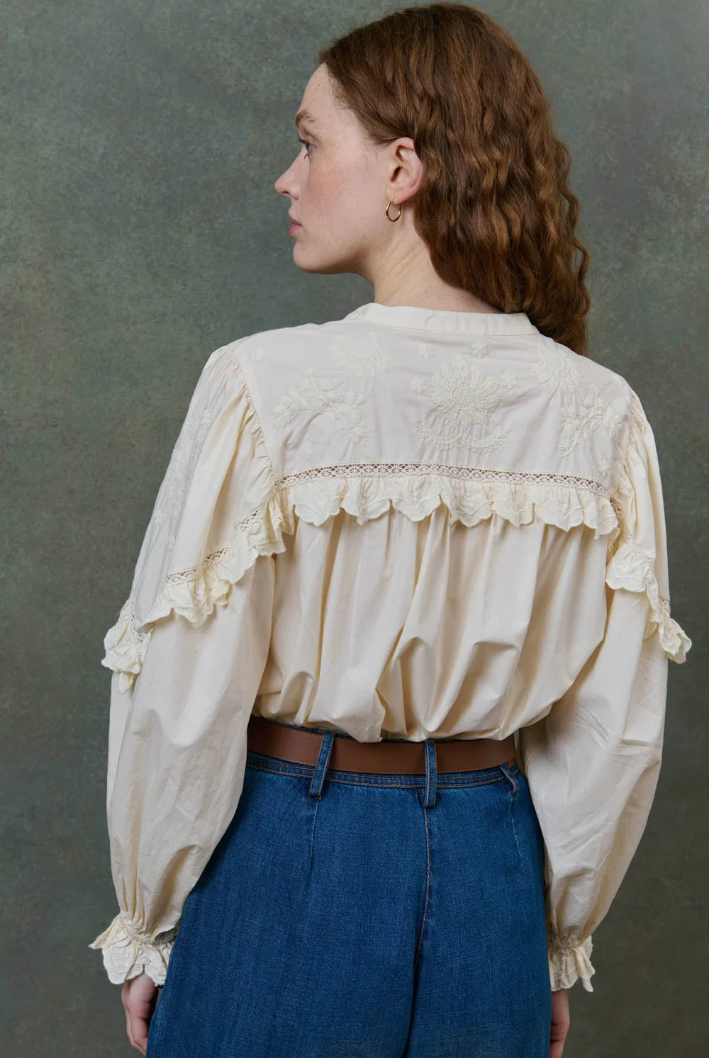 Camisa NOELIANNE crema Louise Misha.