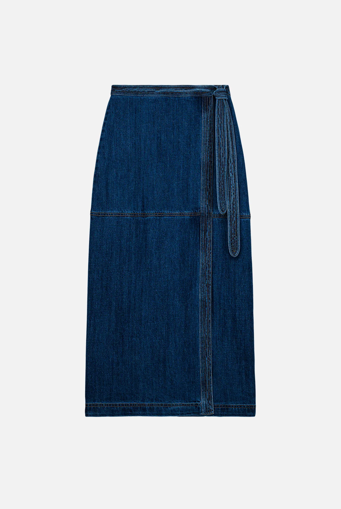 Falda EMNA vaquera azul Louise Misha.