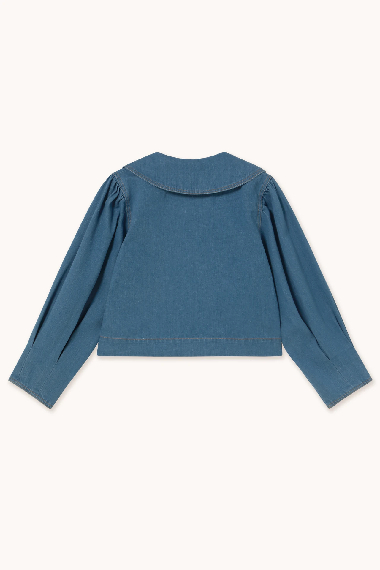 Camisa vaquera con botones Tiny Big Sister.