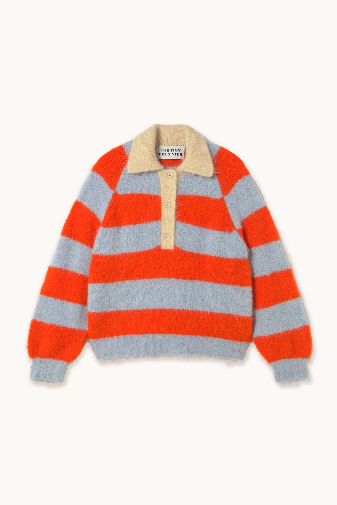 Jersey rayas azul y naranja Tiny Big Sister.