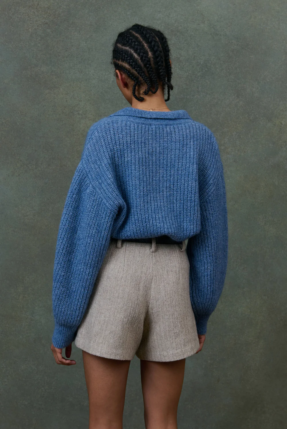 Polo ILKA azul Louise Misha.