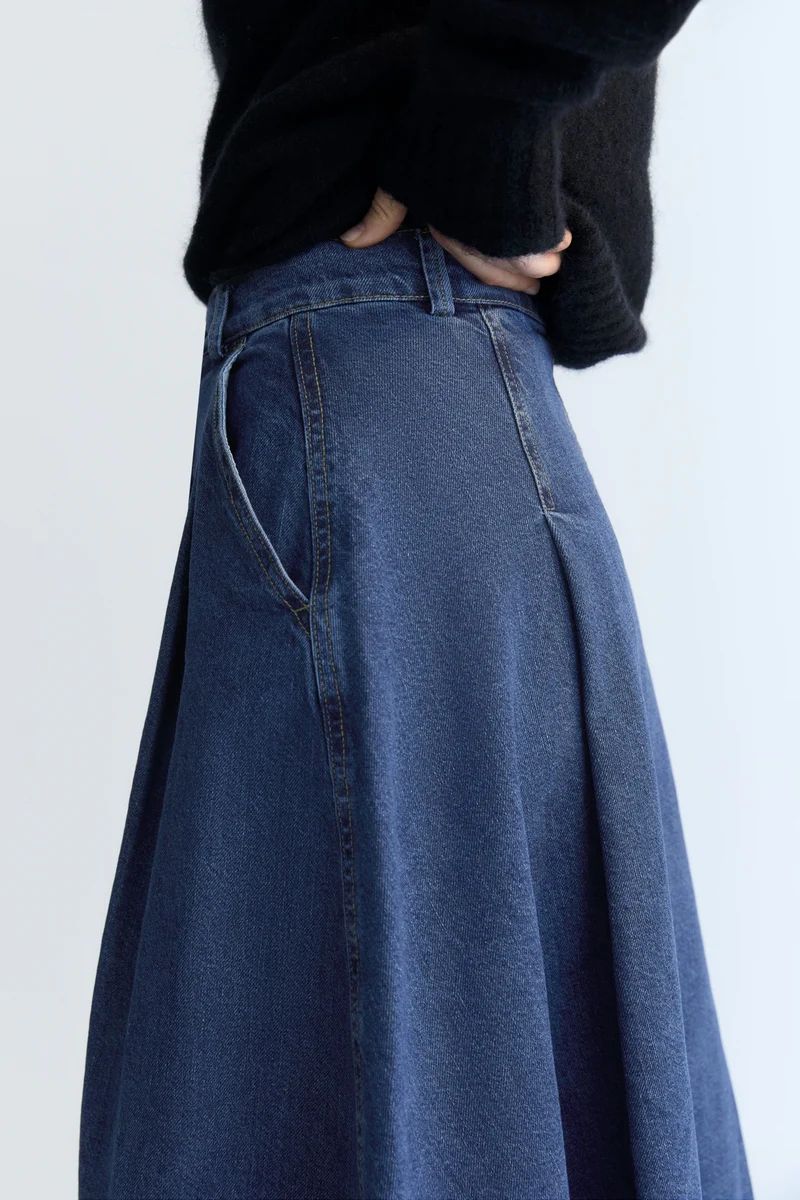 Falda vaquera TNS azul The New Society.
