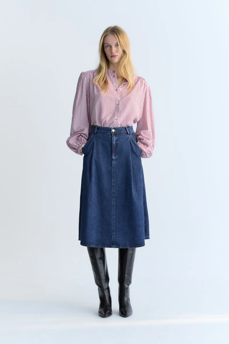 Falda vaquera TNS azul The New Society.