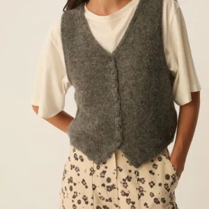 Chaleco ANGELO gris Des Petits Hauts.
