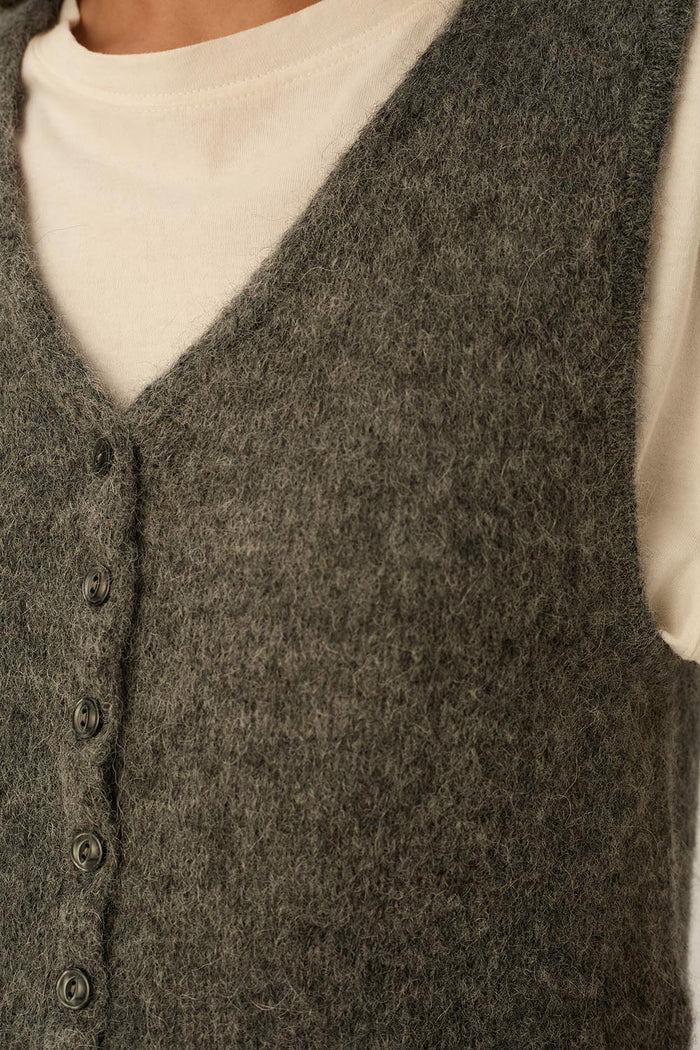 Chaleco ANGELO gris Des Petits Hauts.