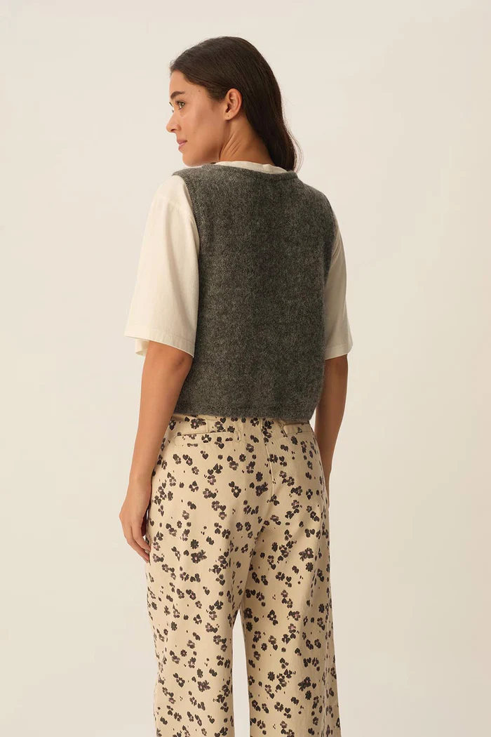 Chaleco ANGELO gris Des Petits Hauts.