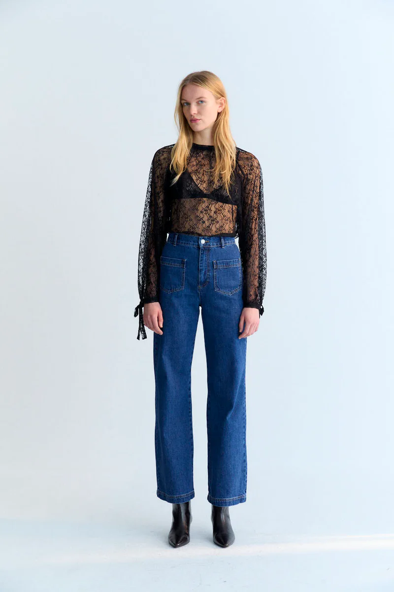 Blusa ANITA negra The New Society.