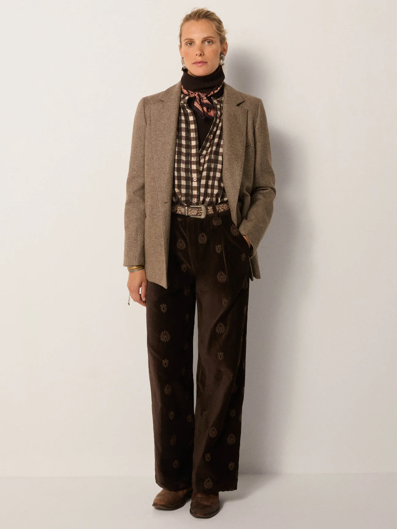 Blazer JACKIE tostada Maison Hotel.