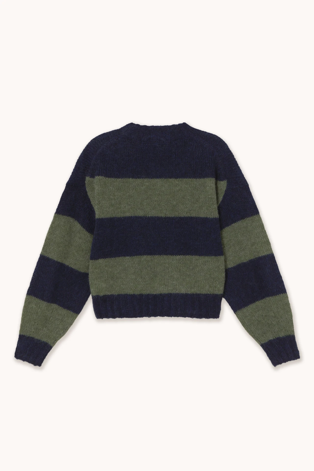 Jersey rayas marino y verde Tiny Big Sister.