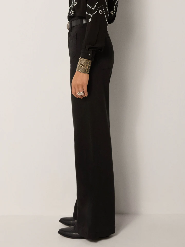 Pantalón GIULIETTA negro Maison Hotel.