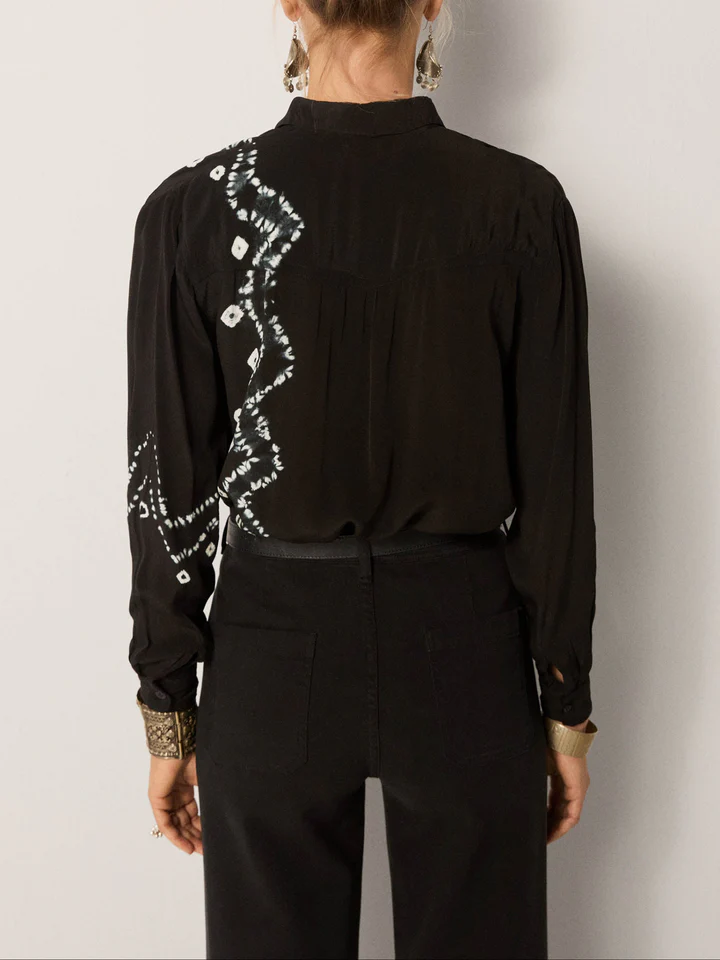 Pantalón GIULIETTA negro Maison Hotel.