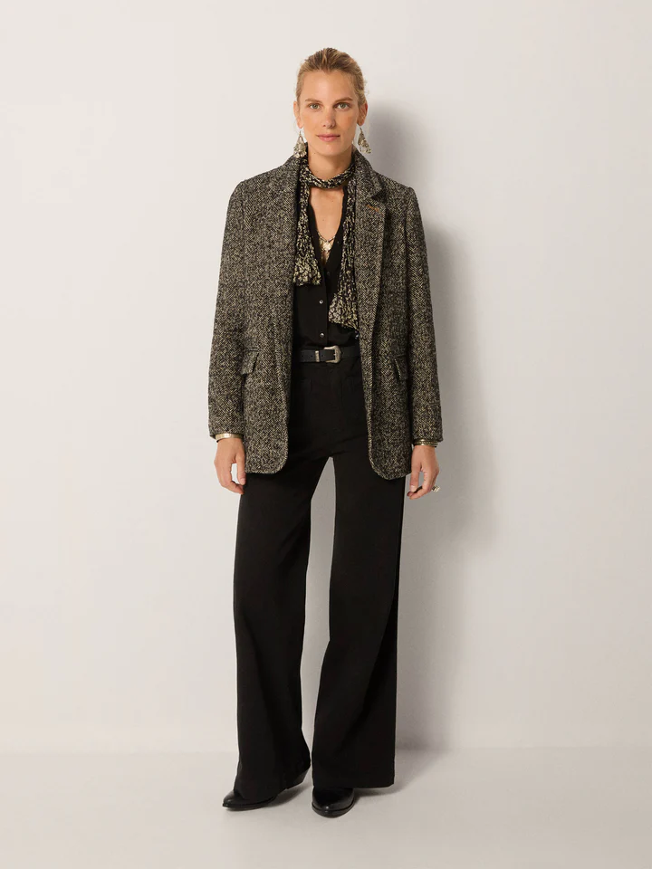 Pantalón GIULIETTA negro Maison Hotel.