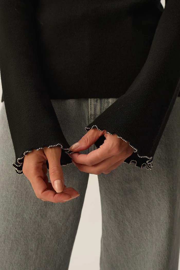 Jersey AZELLE negro Des Petits Hauts.