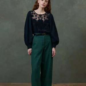 Blusa RIYA negra Louise Misha.