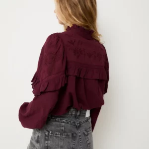 Blusa TRUJILLO burgundy Sophi&Lucie.