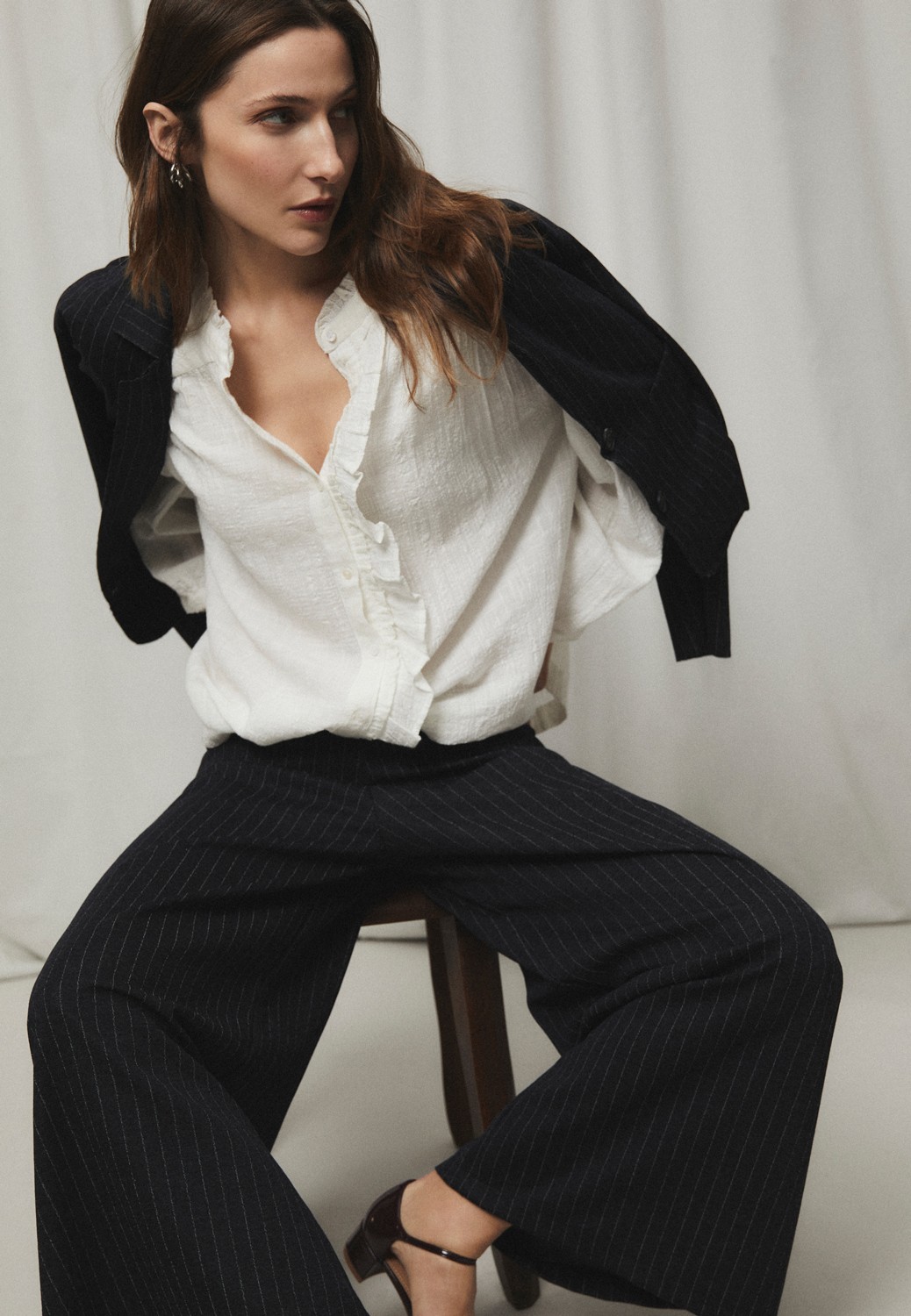 Blusa VOLANTES crudo Mi&Co.