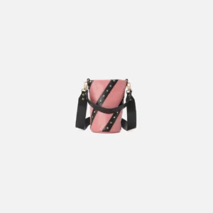 Bolso CANDY TWISTED rosa/negro Mercules.