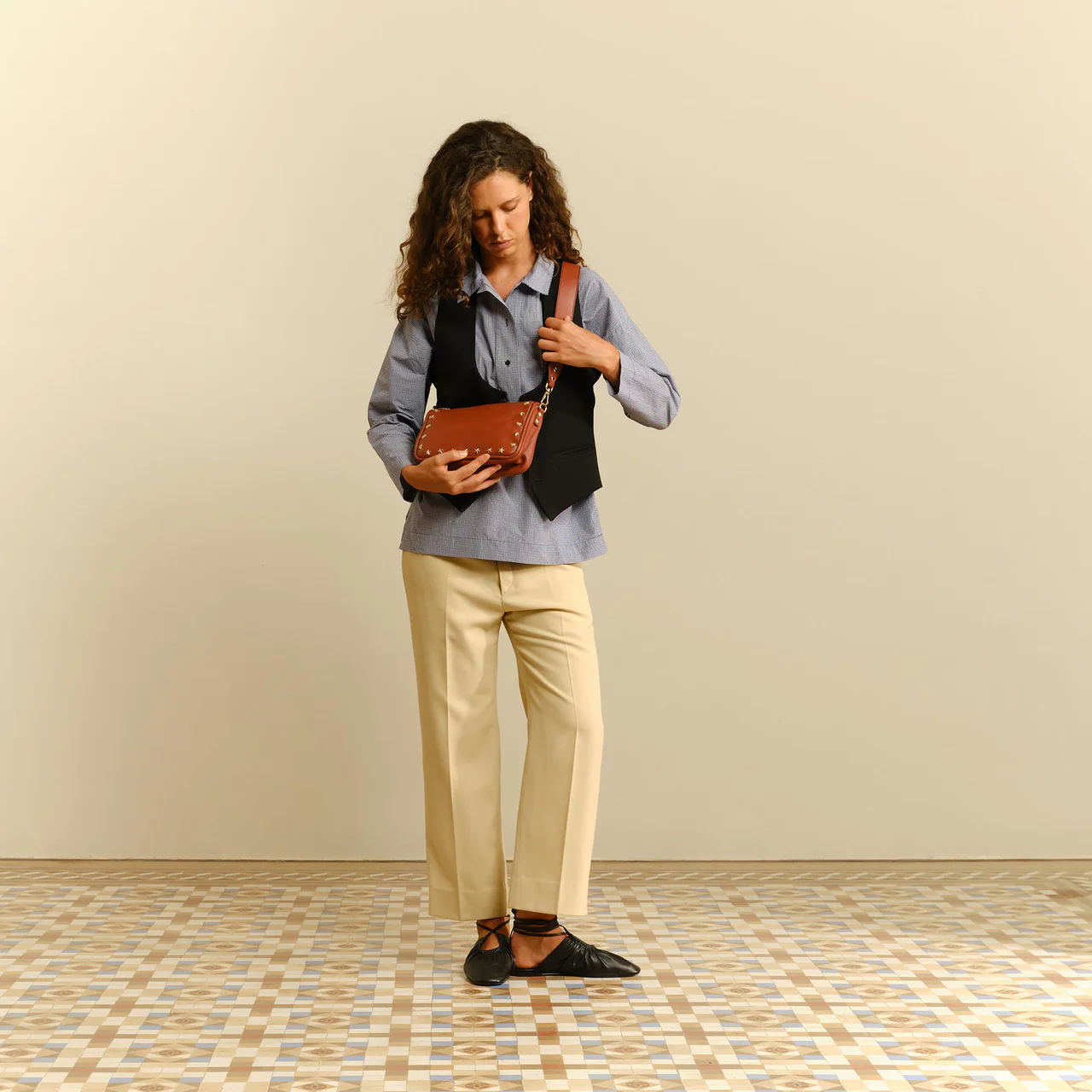 Bolso SANDY small teja Mercules.