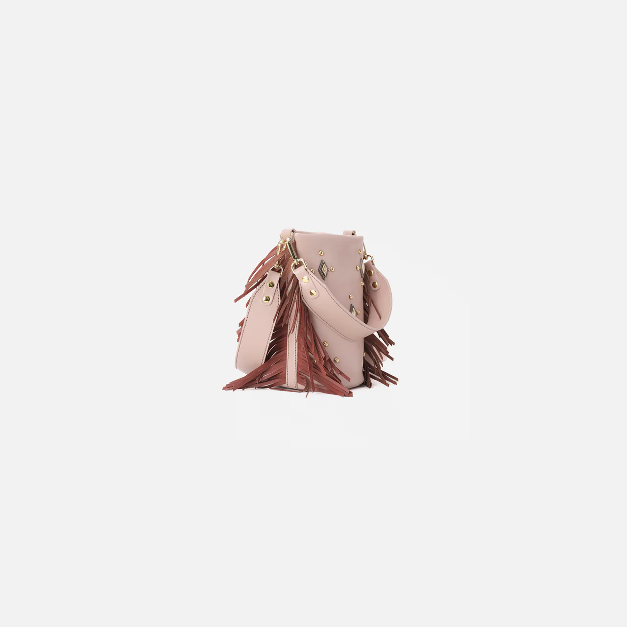 Bolso CANDY ROMBOS nude/teja.